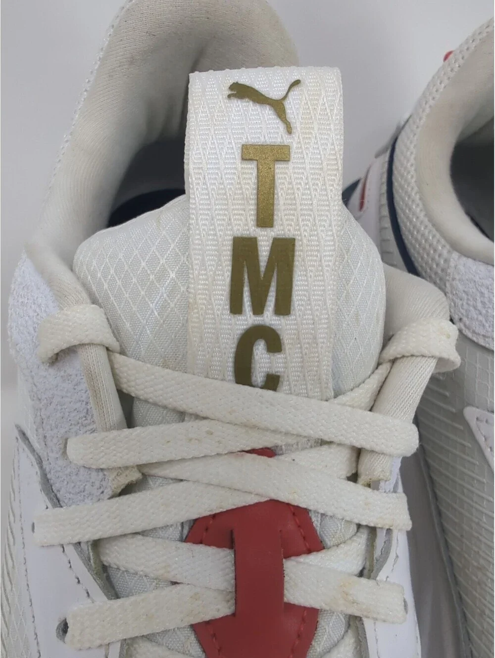 Puma RS-X TMC Running Shoes 40TH ANNIVERSARY Nipsey Mens 12 White Peacoat 387281